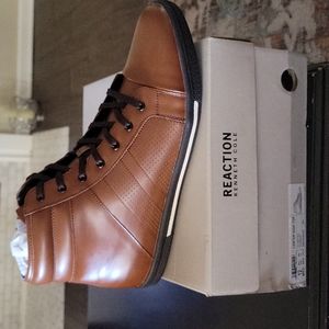 COPY - Kenneth Cole Center High Top Shoes Cognac Size 12M